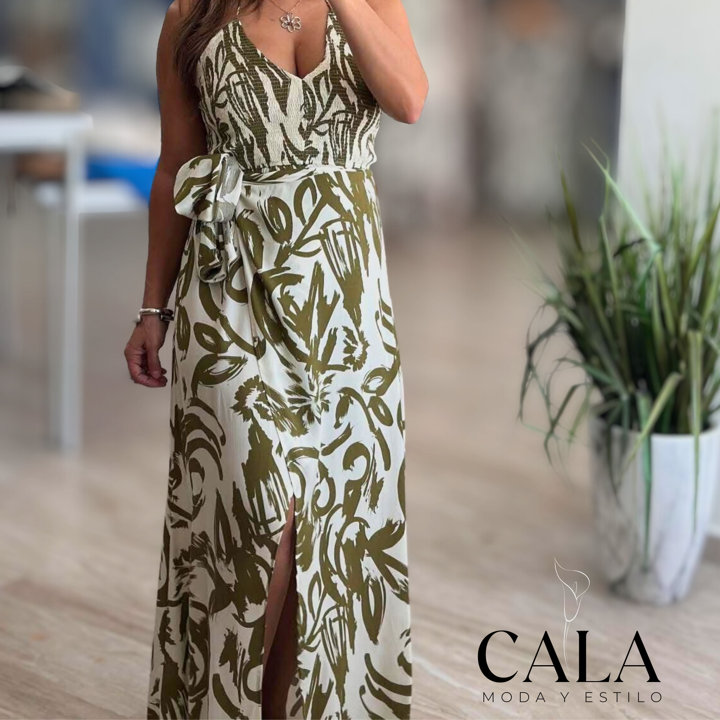 Print Maxi Dress