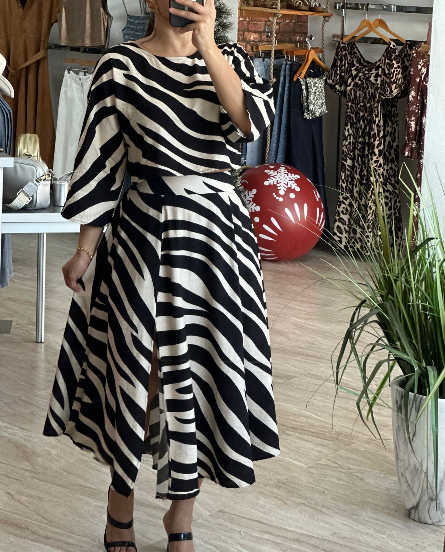 Top and Skirt Set