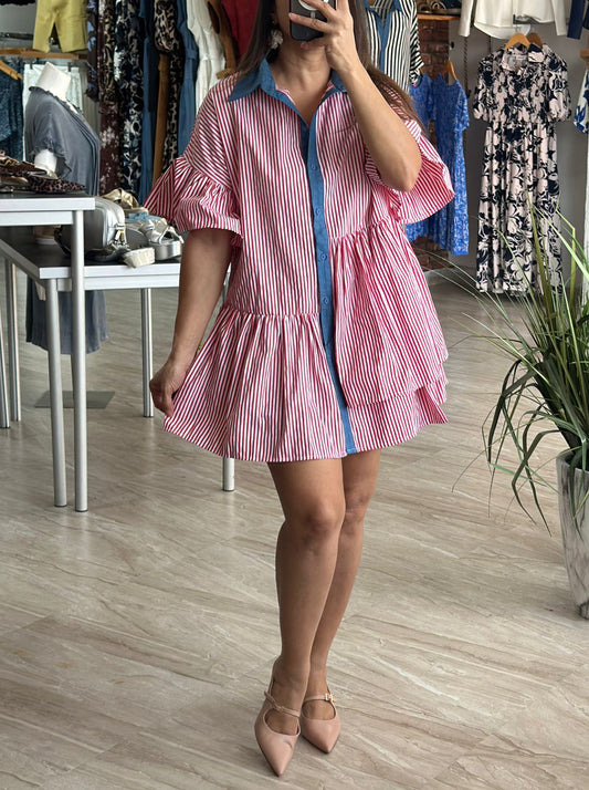 Striped Mini Dress