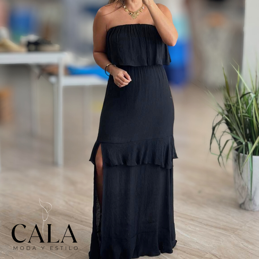 Black Tube Maxi Dress