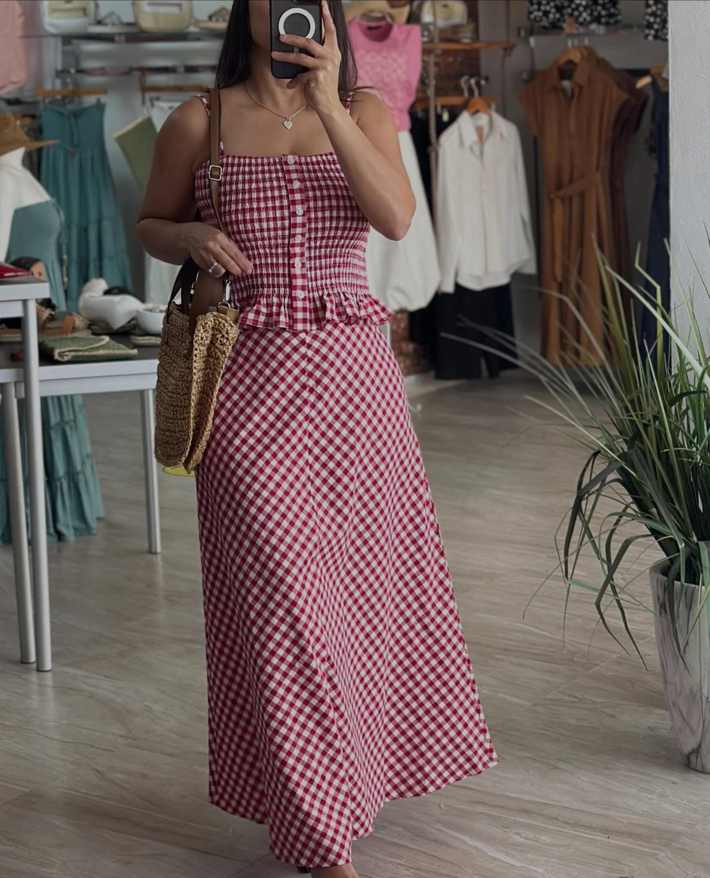 Top and Skirt Set