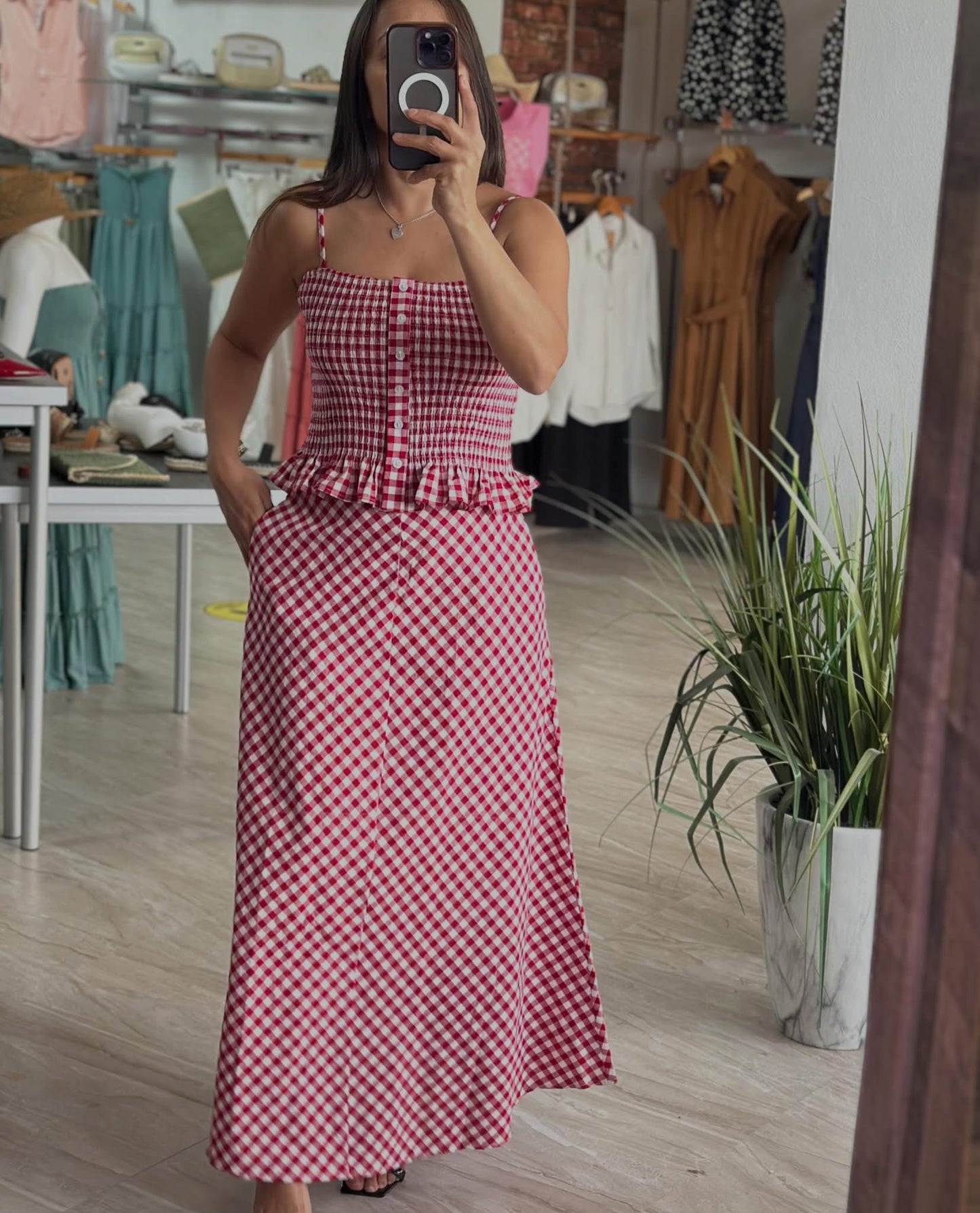 Top and Skirt Set